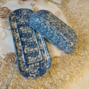 Henn pottery unmarked butter dish with lid NEW